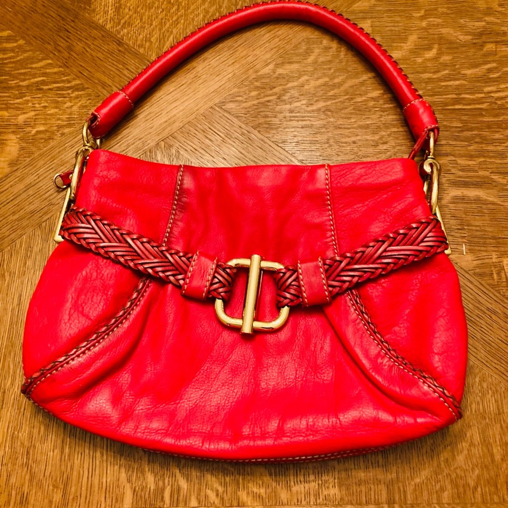 Via Spiga Leather Hobo Bag $185 Retail GUC